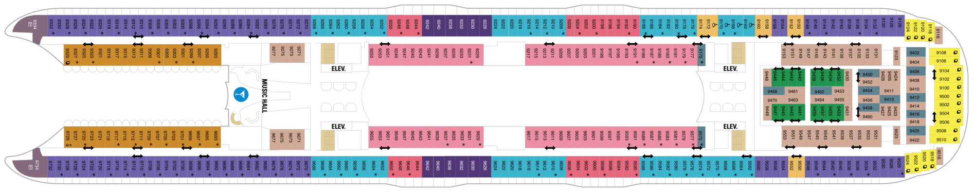 Deck 9 plan
